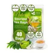 Soursop Tea Bags - Natural Soursop Leaves Herbal Tea | Immune Support & Relax