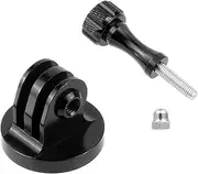 momerch 1/4-20 Tripod Adapter with Thumb Screws, Aluminum Alloy Mount Adapter Compatible with GoPro Hero 12/11/10/9/8 and Other Action Cam(1Pack)