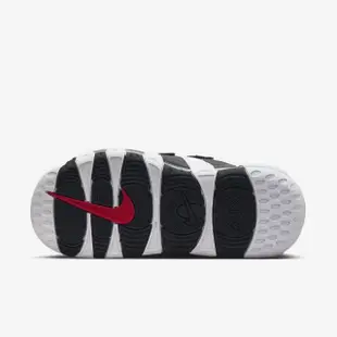 【NIKE 耐吉】W Air More Uptempo Slide 女 拖鞋 大AIR 氣墊 白黑紅(FJ0755-100)