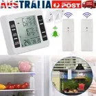 Wireless Fridge Thermometer Digital Freezer Alarm Temperature Monitor 2 Sensors