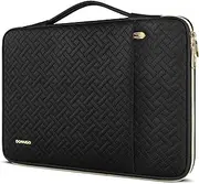 DOMISO Laptop Sleeve Case 17.3 inch Waterproof Computer Carrying Handbag with Handle and Golden Zipper Compatible with 17.3" MSI GS73VR Stealth Pro/LG Gram 17"/ROG Strix GL702VS/HP Envy 17, Black