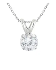 Silver 0.46 ct. tw. Diamond Necklace