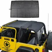 Car Top Mesh Sunshade Bikini Anti-UV Protection Cover for Jeep Wrangler TJ 97-06