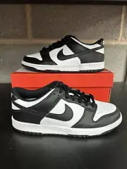 Nike Dunk Low Black White Panda GS Size UK 6 EU40 US 7Y