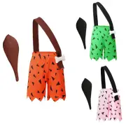 Baby Boy Sweatsuit Kids Toddler Caveman Costume Halloween Dog Bones Historical