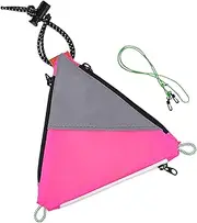 Cycling Rack Bag - Rear Reflective Triangle Bag,Waterproof Reflective Shoulder Backpack Rear Under Seat Bike Accessories for Mountain & Road