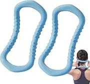 Yoga Ring for Leg - Set Exercise Ring for Leg & Yoga Ring Clamp | Exercise Ring for Leg Yoga Ring Clamp Multifunctional Ergonomic