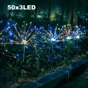 SALE Outdoor Solar Firework Light Waterproof Dandelion Garden Lawn Lamps