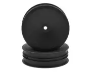 Schumacher 12mm 1/10 2WD Buggy Slim Front Hex Wheels (Black) (2) [SCHU4660]