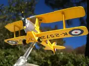 Corgi de Havilland Tiger Moth RAF Post War Training Bi Plane 1:87 Scale Showcase
