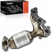 Exhaust Manifold Catalytic Converter with Gasket Kit Direct-Fit Compatible with Toyota Camry 2004-2006, Solara 2004-2008 & Lexus ES330 2004-2006, 3.3L, E.P.A. Compliant