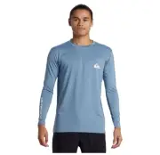 Men's Quicksilver Everyday Surf Long Sleeve Shirt Blue XL