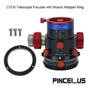 CYCK 42mm Travel Telescope Focuser with Round Adapter Ring for Sky-Watcher pe66