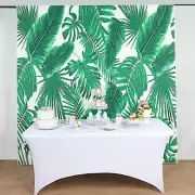 8 ft Vinyl PHOTO BACKGROUND Tropical Leaves Backdrop Party Decorations Supplies