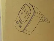 Power Plug with 2 USB Outlet Adapter for US Travel to European Italy