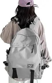 [Clufar] Backpack Women's Elegant School Backpack Teenager Girls Boys Waterproof School Bag City Backpack School Bag Daypack for Leisure Travel School Work