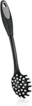Metaltex Britannia Spaghetti Spoon of Nylon/Rubber, Black
