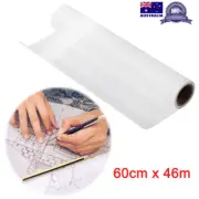 46m White Tracing Paper Roll Sketch & Drafting Paper roll Sewing Tracing Paper