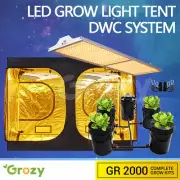 Hydroponics GR 2000 LED Grow Light Kit 2x2x2M Grow Tent DWC Growing System Combo