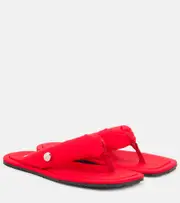 [The Attico] The Attico Indie canvas thong sandals AU 5 red