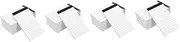 LALAFINA 4pcs 14 Note Paper Refills for Notebook Pen Pouch Insert Planner Inserts