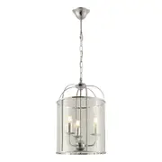 Clovelly 3 Light Pendant Light Chrome - CLOV3PCH