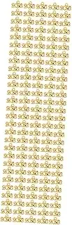 TEHAUX 400pcs Decorative Charms for Crafting Vintage Numbers for Bracelets Necklaces Keychains for Jewelry Making and Creative Projects