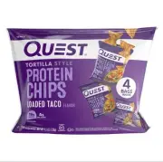 New Quest Original Style Tortilla Protein Loaded Taco Chips 4.5oz (1 Bag)