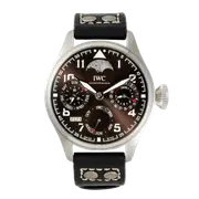 IWC Big Pilot's Watch Perpetual Calendar Edition "Antione De Saint Exupéry" Steel Brown Dial 46mm IW503801