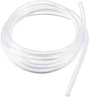 uxcell PVC Hose Tube, 3mm(0.11") ID x 5mm(0.19") OD 1.5m/4.9ft Clear Vinyl Tubing, Plastic Flexible Water Pipe