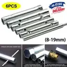Tube Spanner Plumber mixer Tap Kit Tubular Hex Socket water sink Wrench Set 6pcs