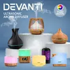 Devanti Aromatherapy Diffuser Aroma Essential Oil Diffuser Ultrasonic Humidifier