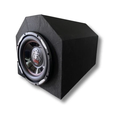 10” Sealed Car Subwoofer Tube Enclosure with 10” Boss Audio P106DVC 1050W RMS