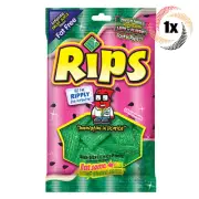 1x Bag Rips Watermelon Flavored Bite Size Licorice Pieces Fat Free Candy | 4oz