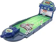 ａ aternee Table Soccer Set Tabletop Football Game Finger Hitting Pinball Table Top Foosball for Family Indoor Hand Eye Coordination