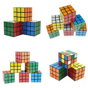 US 2-4Pc Kids Fun Cube Toy Mind Game Toy Classic Magic Puzzle Gift