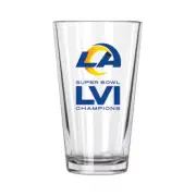 NFL Los Angeles Rams Superbowl Lvi Champions Glass Beer Glass Pint 475ml 16oz