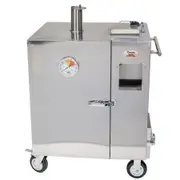 Gravity Feed Smoker - Flaming Coals