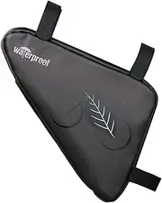 DECOMELODY Cycling Bag Durable Bike Frame Pouch for of Tools Essentials Lightweight Triangle Holder for Mountain Road Bikes Black