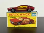 LESNEY MATCHBOX SUPERFAST, 1969 New #20 LAMBERGHINI MARZ- NEW IN BOX - RED