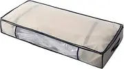 Takara Durable Vacuum Storage Seal Bag Jumbo, Reusable and Airtight, Nonwoven Fabric Protective Tote - Opaque & Beige 144x80x45cm