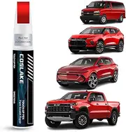 COSLAKE Car Touch Up Paint(Red Hot(G7C/WA130X)) for Chevrolet, Car Paint Scratch Repair Kit, Quick & Easy Solution to Repair, 2 in 1 Scratch Remover Pen with Color-Matched