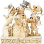ENESCO精品雕塑 DISNEY 迪士尼 米奇家族純白王國塑像 EN13852
