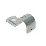 100 x 20mm Half Saddle for Corrugated and PVC Electrical Conduit - Zinc Plated