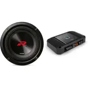 Alpine R2-W8D4 8" R-Series Sub w/ R2-A75M Mono Amp Bundle