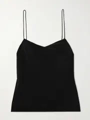 [Matteau] Matteau - Square Silk Camisole - Black - 1 1 Black
