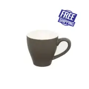 6x Coffee Cup Slate Grey 200mL Bevande Cono Tea Cups Cappuccino Hot Chocolate