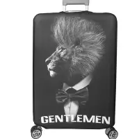 在飛比找Yahoo!奇摩拍賣優惠-【巧婦樂】新一代 紳士獅子行李箱保護套(25-28吋行李箱適