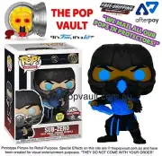 FUNKO POP VINYL MOVIES MORTAL KOMBAT 1057 SUB-ZERO GITD BNIB + PROTECTOR VAULTED