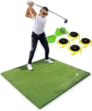 Tee Claw Golf Training Aid Kit, Artificial Turf Tee Holder and Training Aid